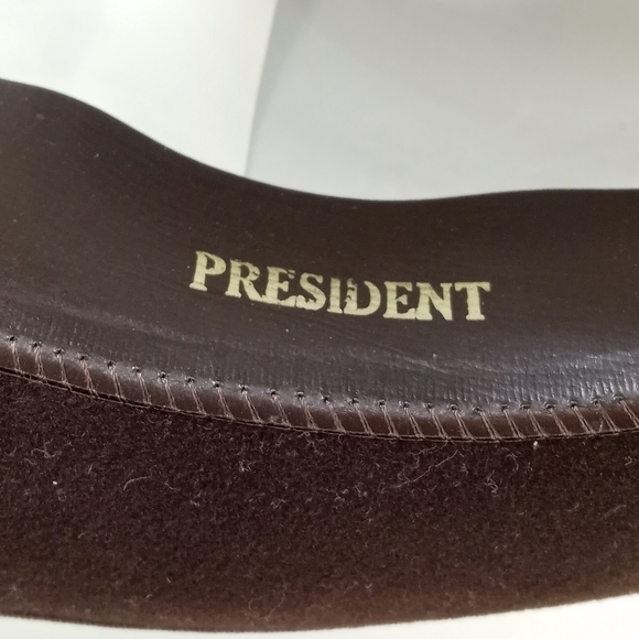 Vintage Wool Fedora Hat Feather Wings Headwear President - Picture 3 of 11